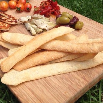 KI Sourdough Crackers